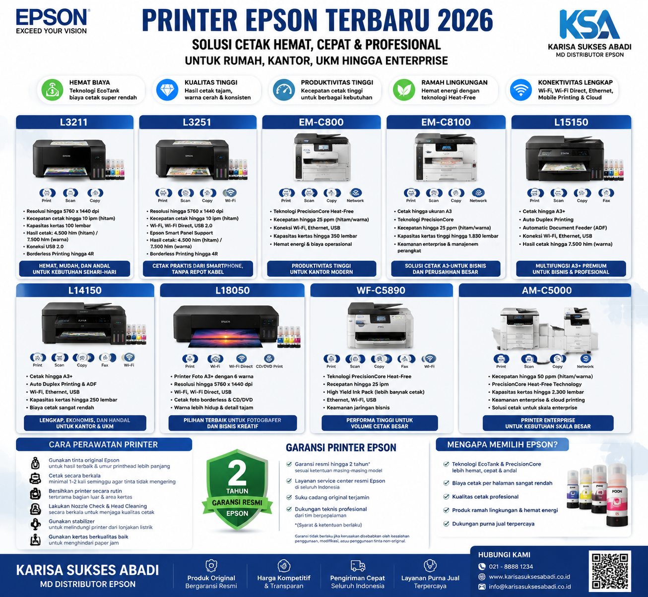 Printer Epson Terbaru 2026