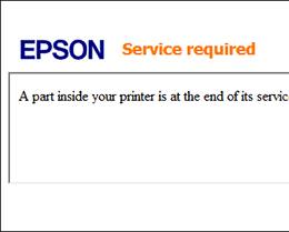 printer epson eror