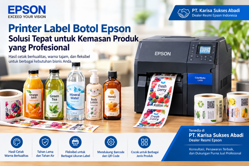 printer label botol epson