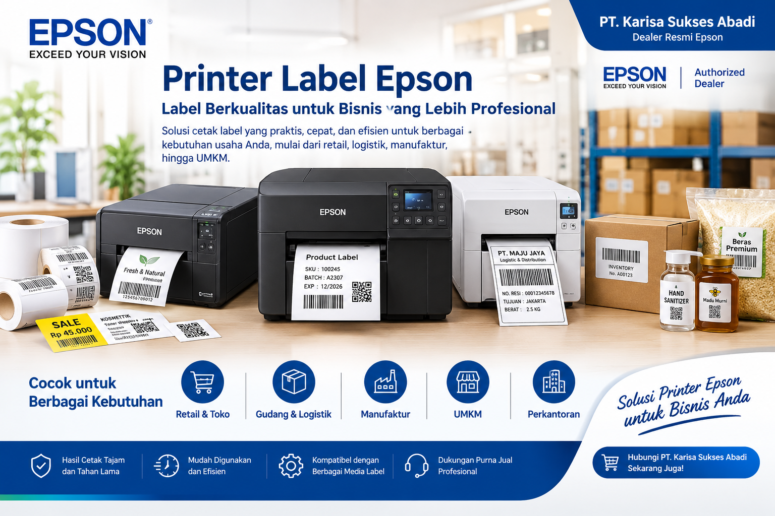 printer label epson