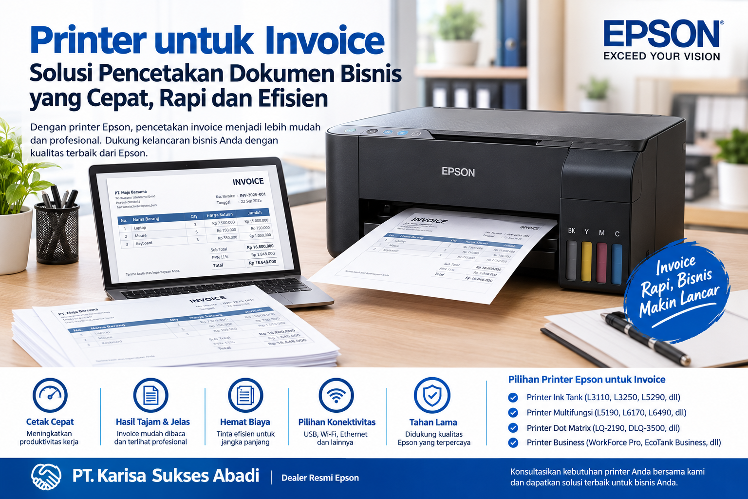 printer untuk invoice