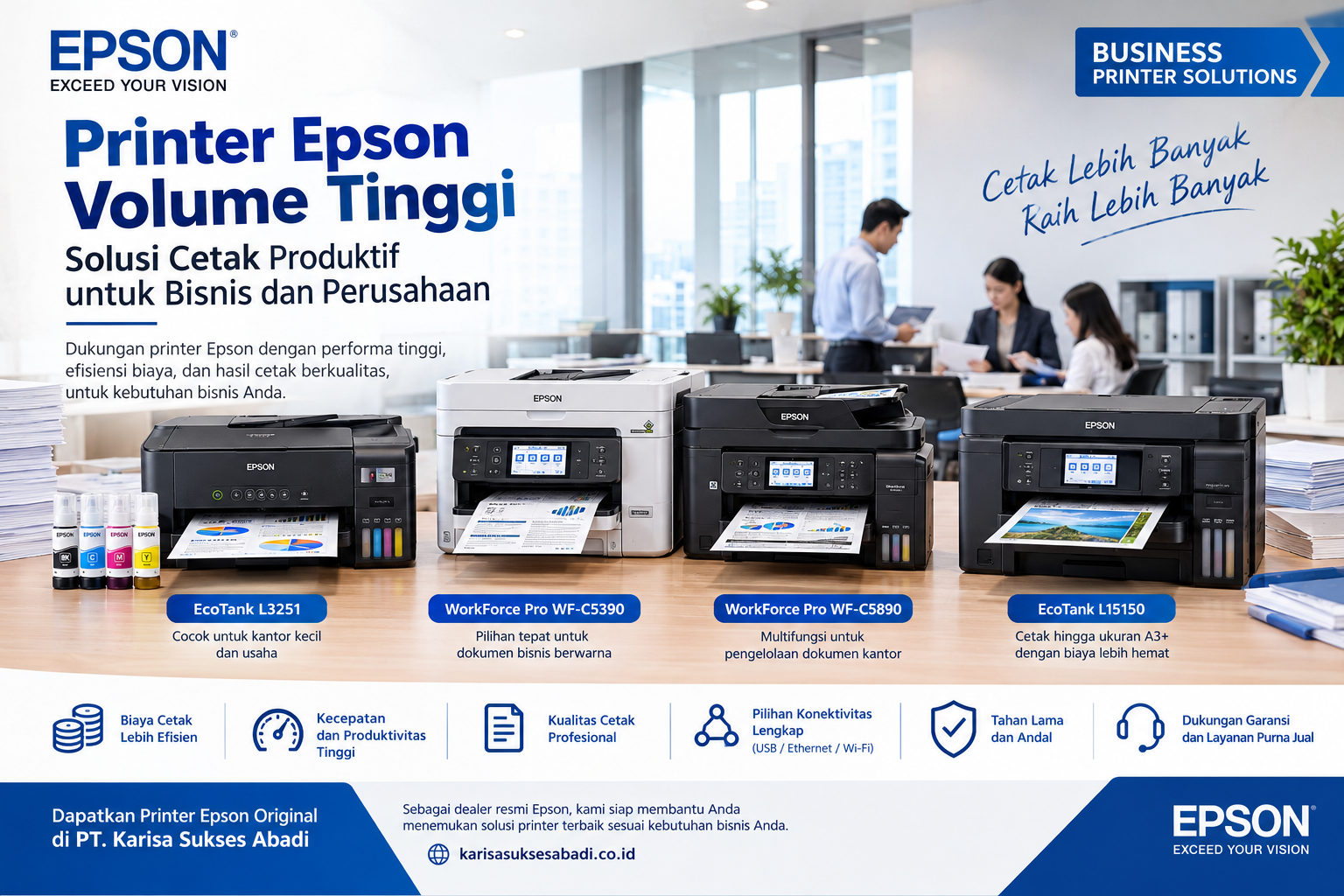 printer epson volume tinggi