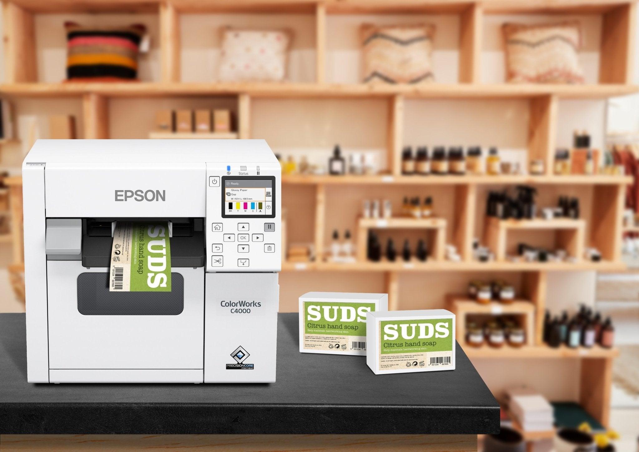 printer label inventaris