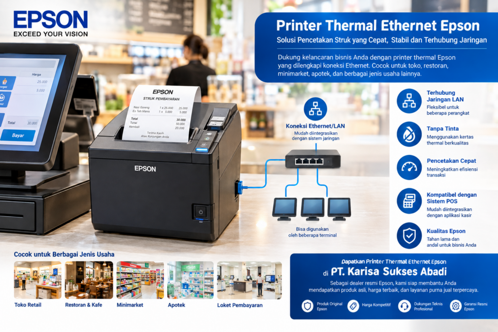 printer thermal ethernet