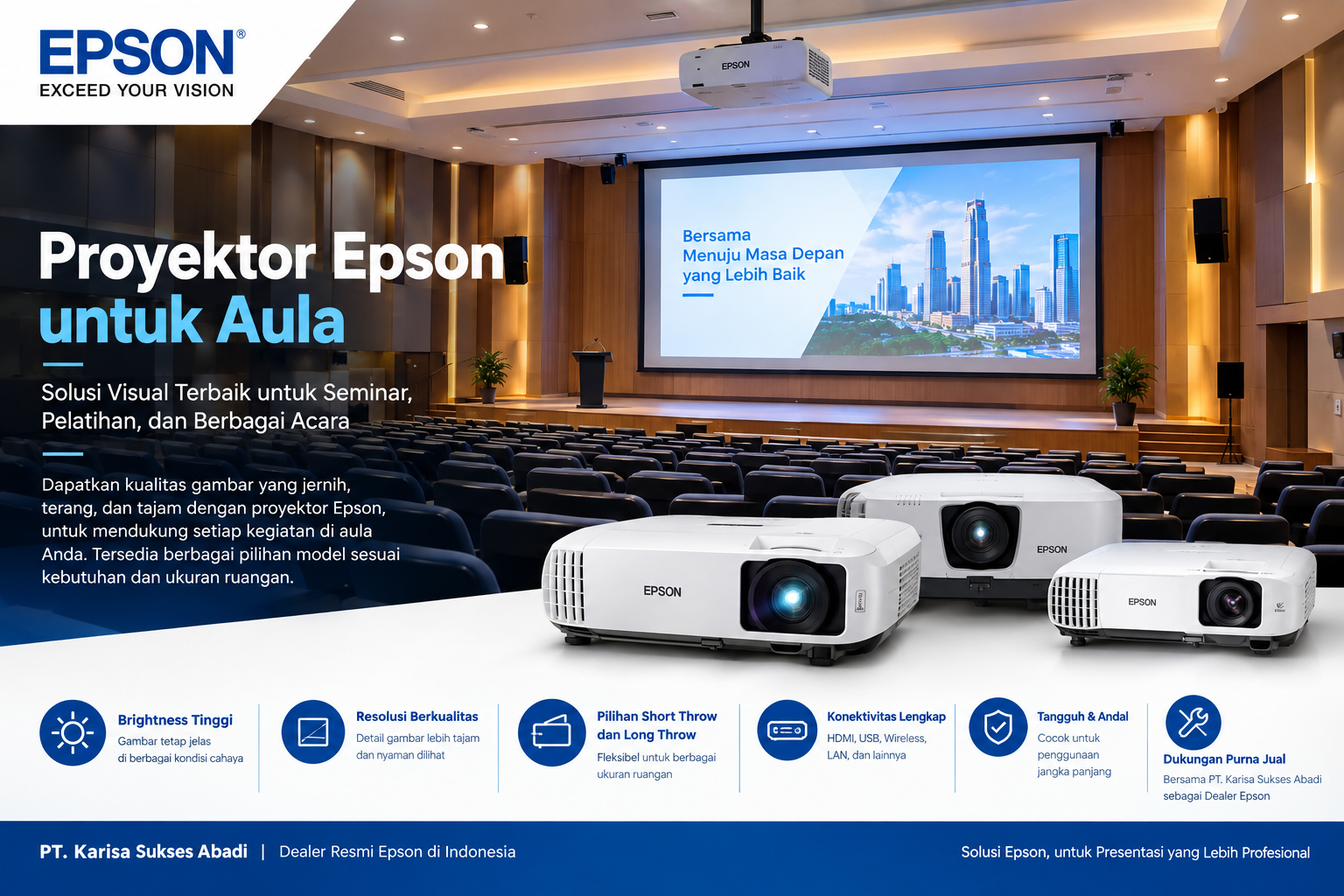 proyektor untuk aula
